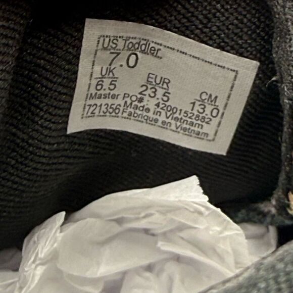 Vans Aplix Irridescent Stars Canvas Sneakers - Toddler US 7 - Picture 9 of 10